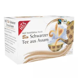 H&amp;S Luomu Assam musta tee suodatinpussi, 20X1.80 g