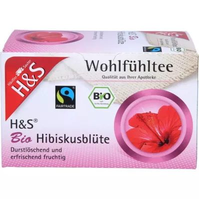 H&amp;S Orgaaninen Hibiscus kukka suodatinpussi, 20X1.75 g