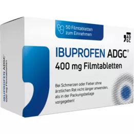 IBUPROFEN ADGC 400 mg kalvopäällysteiset tabletit, 50 kpl