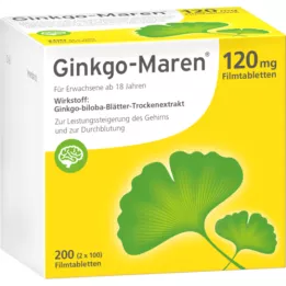 GINKGO-MAREN 120 mg kalvopäällysteiset tabletit, 200 kpl