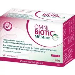 OMNI BiOTiC Metatox -pusseja, 30X3 g