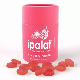 IPALAT Pastillit makupainos vadelma-vanilja, 40 kpl