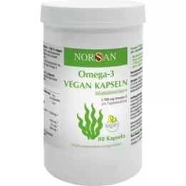 NORSAN Omega-3 vegaaniset kapselit, 80 kpl