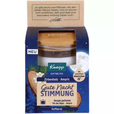 KNEIPP Scented Worlds Tuoksukynttilä Good Night Mood, 145 g