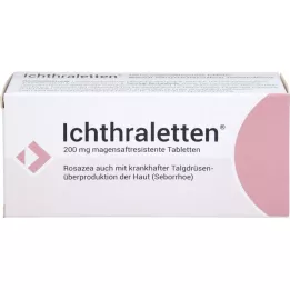 ICHTHRALETTEN 200 mg enteropäällysteiset tabletit, 84 kpl