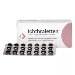 ICHTHRALETTEN 200 mg enteropäällysteiset tabletit, 84 kpl