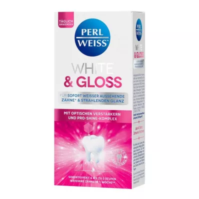 PERLWEISS White &amp; Gloss hammastahna, 50 ml