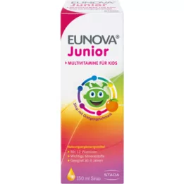 EUNOVA Junior-siirappi, appelsiinin makuinen, 150 ml