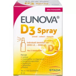 EUNOVA D3-vitamiinisuihke, 8 ml
