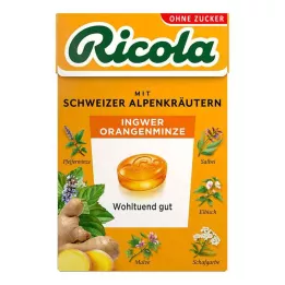 RICOLA o.Z.Box inkivääri-appelsiini-minttukarkit, 50 g