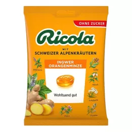 RICOLA o.Z.Beutel Inkivääri-appelsiini-minttukarkit, 75 g
