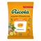 Ricola sokeriton pussi inkiväärioranssi minttukarkkeja, 75 g