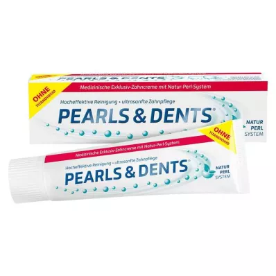 Pearls &amp; Dents eksklusiivinen hammastahna ilman titaanidioksidia, 15 ml