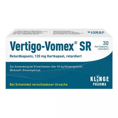 Vertigo-Vomex® SR depotkapselit, 30 kpl Vertigo-Vomex® SR depotkapselit, 30 kpl
