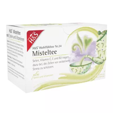 H&amp;S Mistelitee seleeniä ja vitamiineja sisältävä suodatinpussi, 20X2 g