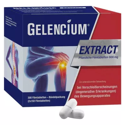 GELENCIUM EXTRACT Kasviperäiset kalvopäällysteiset tabletit, 2X150 kpl