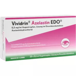 VIVIDRIN Azelastiini EDO 0,5 mg/ml Augentr.Lsg.i.EDP, 20X0,6 ml