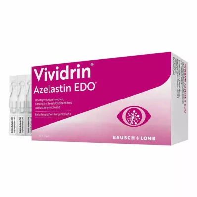 VIVIDRIN Azelastiini EDO 0,5 mg/ml Augentr.Lsg.i.EDP, 20X0,6 ml VIVIDRIN Azelastiini EDO 0,5 mg/ml Augentr.Lsg.i.EDP, 20X0,6 ml