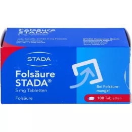 FOLSÄURE STADA 5 mg tabletit, 100 kpl