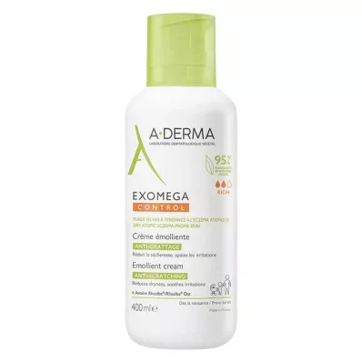 A-DERMA EXOMEGA CONTROL Kosteusvoide, 400 ml