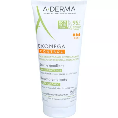 A-DERMA EXOMEGA CONTROL Kosteuttava balsami, 200 ml