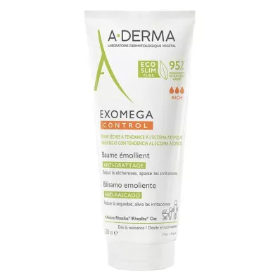A-DERMA EXOMEGA CONTROL Kosteuttava balsami, 200 ml A-DERMA EXOMEGA CONTROL Kosteuttava balsami, 200 ml