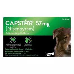 CAPSTAR 57 mg tabletit suurille koirille, 1 kpl