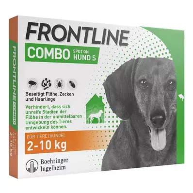 FRONTLINE Combo Spot on Dog S Lsg.for.application.to.to.skin, 3 kpl