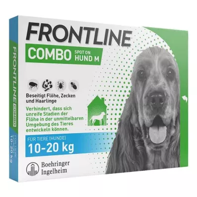 FRONTLINE Combo Spot on Dog M Lsg.for.application.to.to.skin, 3 kpl