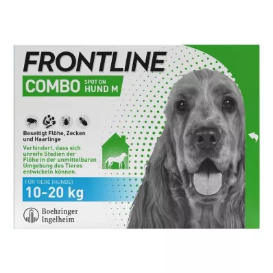 FRONTLINE Combo Spot on Dog M Lsg.for.application.to.to.skin, 3 kpl