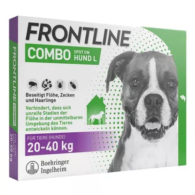 FRONTLINE Combo Spot on Dog L Lsg.for.application.to.to.skin, 3 kpl