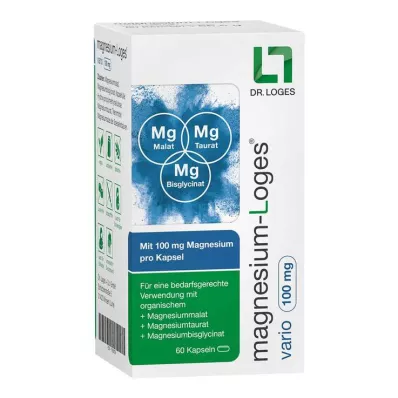 Magnesium-Loges vario 100 mg kapselit, 60 kpl