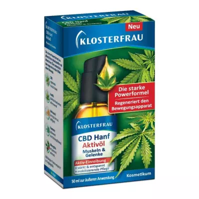 KLOSTERFRAU CBD Hamppu Active Oil, 50 ml