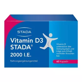 VITAMIN D3 STADA 2000 I.U. kapselit, 60 kpl