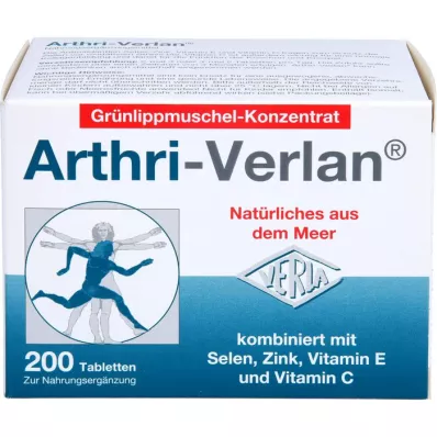 ARTHRI-VERLAN ravintolisänä Tabletit, 200 kpl