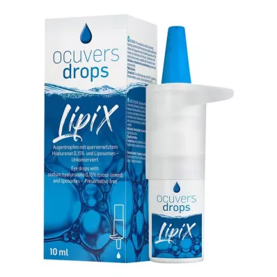 OCUVERS tippaa LipiX-silmätippoja, 10 ml