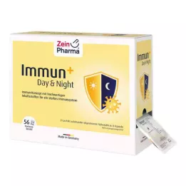 IMMUN+ DAY & Yökapselit pussi f.28 Ta., 56X4 kpl