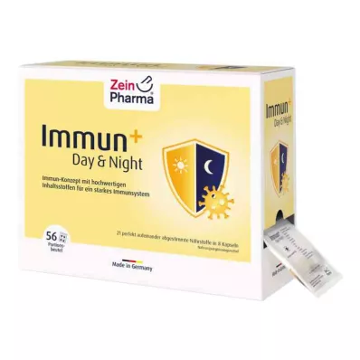 IMMUN+ DAY & Yökapselit pussi f.28 Ta., 56X4 kpl IMMUN+ DAY & Yökapselit pussi f.28 Ta., 56X4 kpl