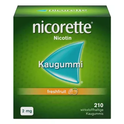 NICORETTE 2 mg tuorepurukumia, 210 kpl NICORETTE 2 mg tuorepurukumia, 210 kpl