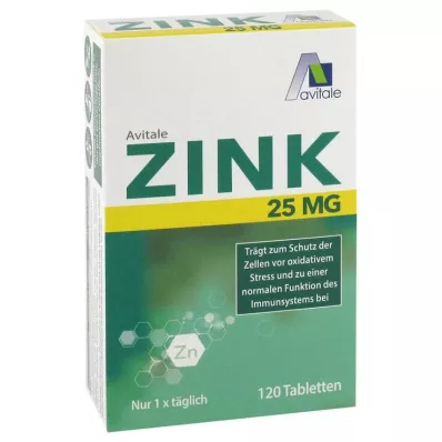 ZINK 25 mg tabletit, 120 kpl