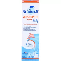 STERIMAR nenäsumute nenän tukkoisuuteen vauvoilla 3 kk:sta alkaen, 100 ml