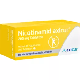 NICOTINAMID axicur 200 mg tabletit, 100 kpl