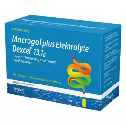 MACROGOL sekä elektrolyytit Dexcel 13,7 g PLE, 20 kpl