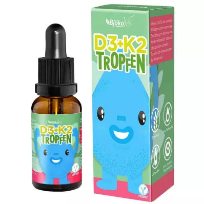 D3-vitamiini + K2-lasten tippa, 10 ml