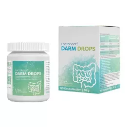 LACTOBACT DARM DROPS Purutabletit, 60 kpl
