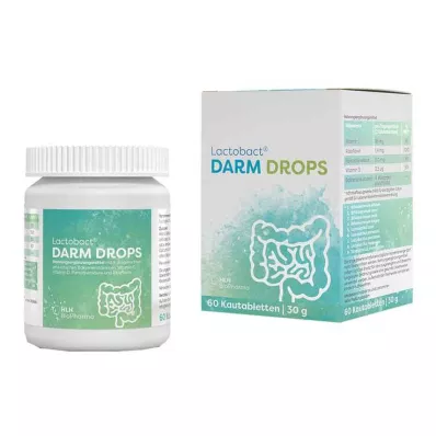 LACTOBACT DARM DROPS Purutabletit, 60 kpl LACTOBACT DARM DROPS Purutabletit, 60 kpl