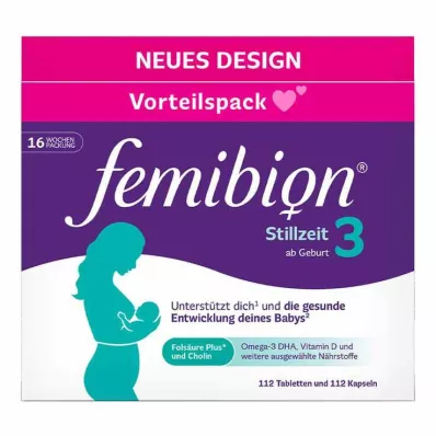 FEMIBION 3 imetysyhdistelmäpakkaus, 2X112 kpl