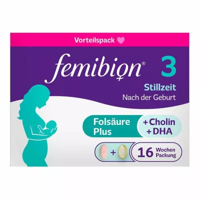 Femibion 3 imetysyhdistelmäpakkaus, 2x112 kpl Femibion 3 imetysyhdistelmäpakkaus, 2x112 kpl