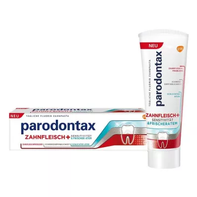 PARODONTAX Ikenet+herkkyys &amp; Raikas hengitys, 75 ml