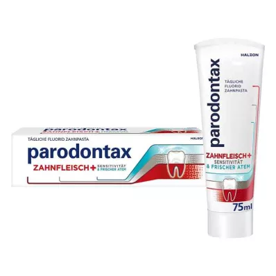 PARODONTAX Ikenet+herkkyys & Raikas hengitys, 75 ml PARODONTAX Ikenet+herkkyys & Raikas hengitys, 75 ml
